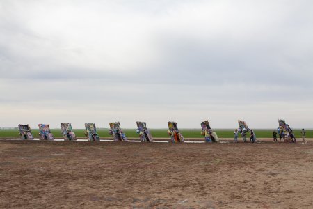 Ook zo&#039;n landmark op de Route 66, Cadillac Range